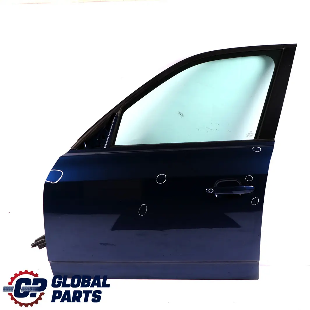 Door Front Left N/S Mysticblau Mystic Blue Metallic - A07 to BMW X3 Series E83 with Part number 3451015 BMW X3 Series E83 Door Front Left N/S Mysticblau Mystic Blue Metallic - A07 - SKU 3451015-MYS - Part number 3451015