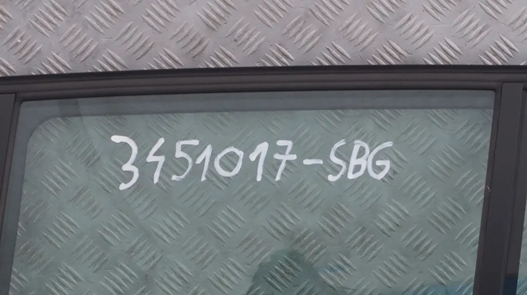 BMW X3 Series E83 Door Rear Left N/S Silbergrau Silver Grey Metallic - A08 - SKU 3451017-SBG - Part number 3451017