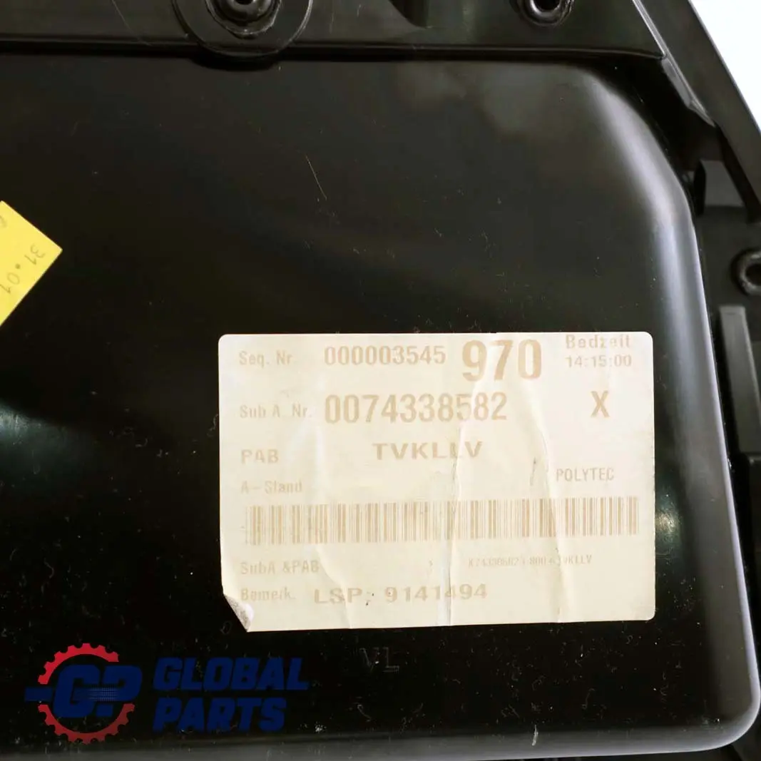 Pannello Porta Taschenhalterung SX Anteriore Nero per BMW X3 E83 LCI con numero di parte 3416149 BMW X3 E83 LCI Pannello Porta Taschenhalterung SX Anteriore Nero - SKU 3451229-1 - Numero di parte 3416149