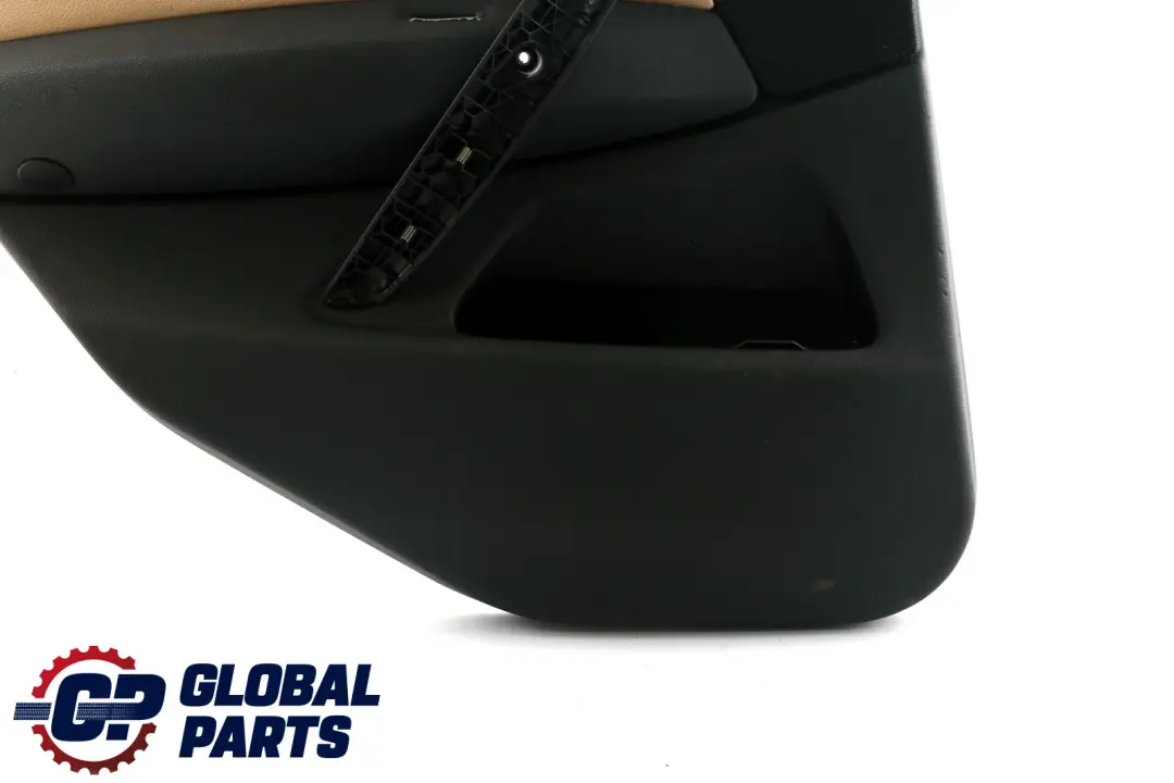 Left N/S Door Card Lining Fabric Leather Black Beige to BMW X3 E83 LCI Rear with Part number 3451305 BMW X3 E83 LCI Rear Left N/S Door Card Lining Fabric Leather Black Beige - SKU 3451305 - Part number 3451305