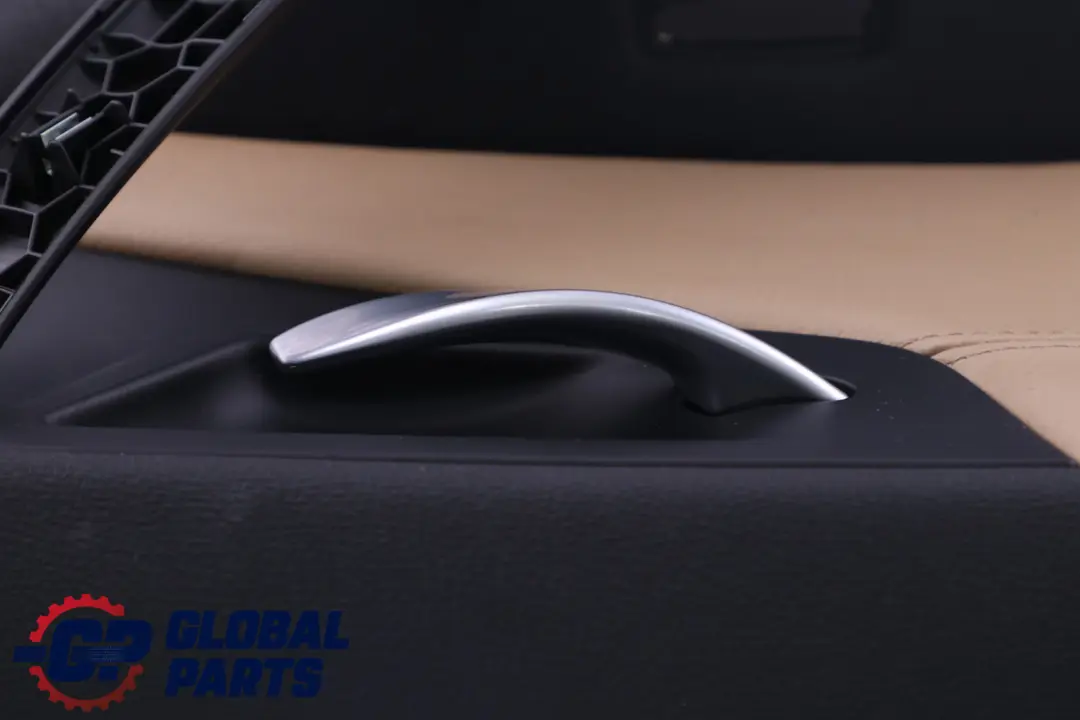 Left N/S Door Card Lining Fabric Leather Black Beige to BMW X3 E83 LCI Rear with Part number 3451305 BMW X3 E83 LCI Rear Left N/S Door Card Lining Fabric Leather Black Beige - SKU 3451305 - Part number 3451305