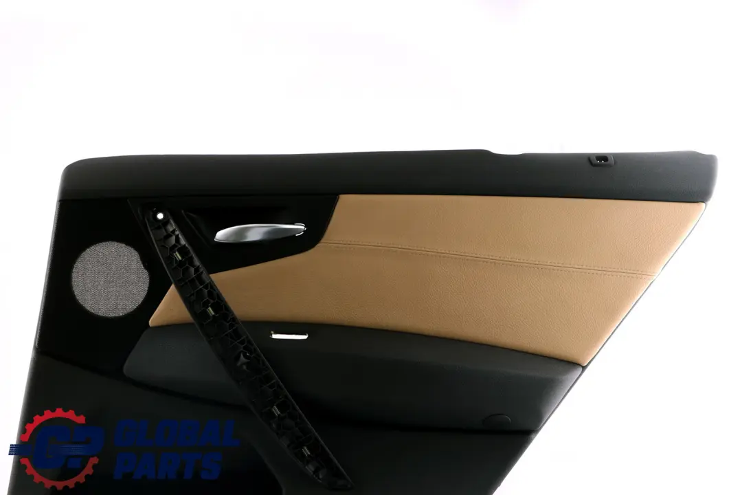 Right O/S Door Card Lining Fabric Leather Black Beige to BMW X3 E83 LCI Rear with Part number 3451306 BMW X3 E83 LCI Rear Right O/S Door Card Lining Fabric Leather Black Beige - SKU 3451306 - Part number 3451306