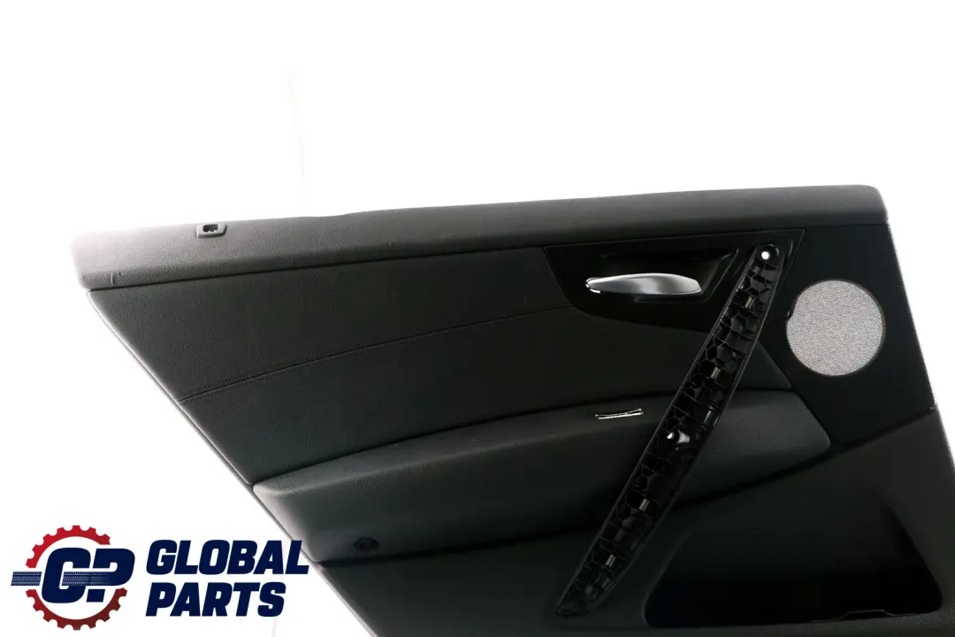 Left N/S Door Card Lining Sensatec Vinyl Black to BMW X3 Series E83 Rear with Part number 3451355 BMW X3 Series E83 Rear Left N/S Door Card Lining Sensatec Vinyl Black - SKU 3451355 - Part number 3451355