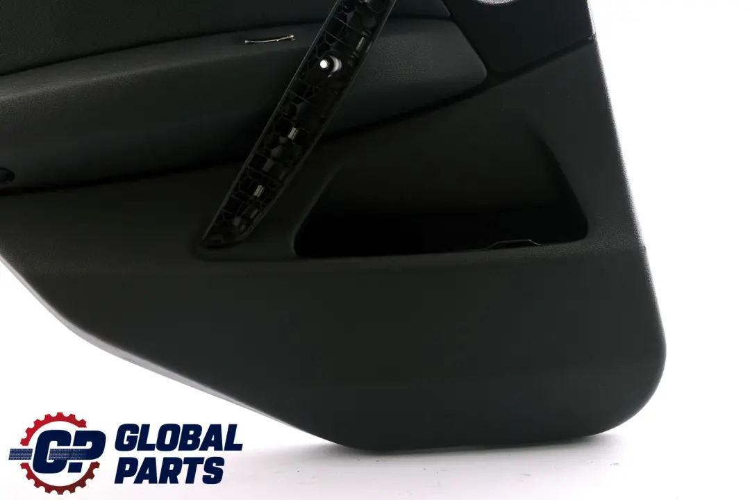 Left N/S Door Card Lining Sensatec Vinyl Black to BMW X3 Series E83 Rear with Part number 3451355 BMW X3 Series E83 Rear Left N/S Door Card Lining Sensatec Vinyl Black - SKU 3451355 - Part number 3451355