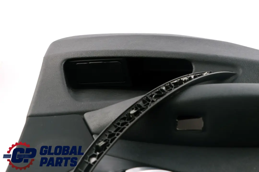 Left N/S Door Card Lining Sensatec Vinyl Black to BMW X3 Series E83 Rear with Part number 3451355 BMW X3 Series E83 Rear Left N/S Door Card Lining Sensatec Vinyl Black - SKU 3451355 - Part number 3451355