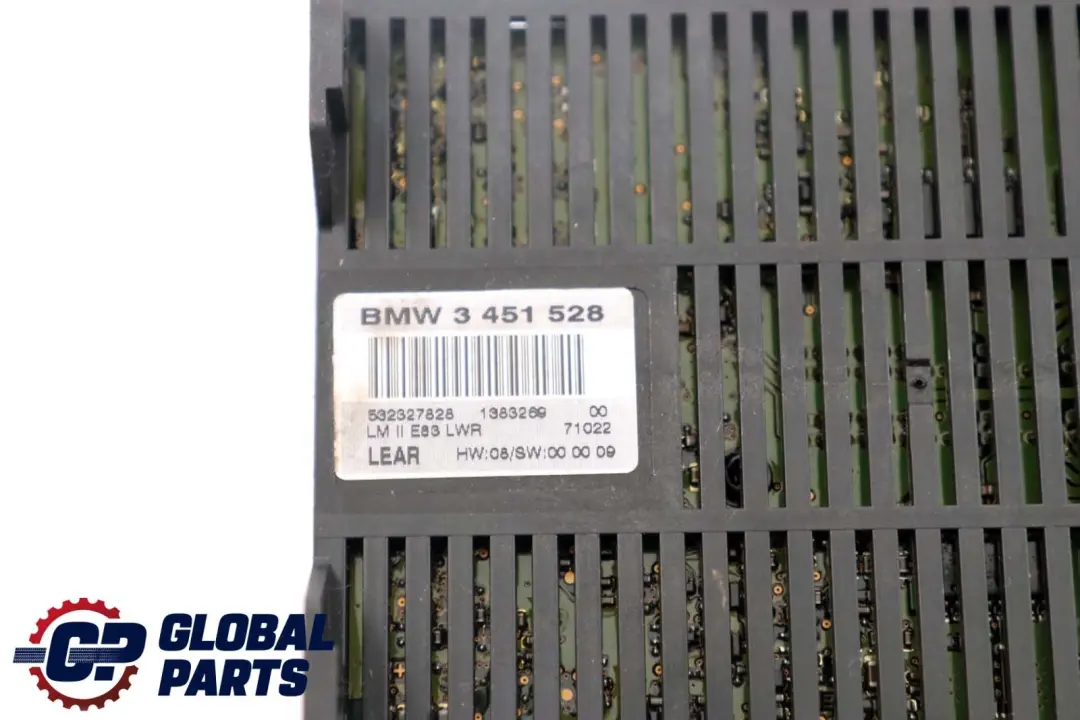 Modulo De Luz Unidad De Control ECU Luces LM II LWR para BMW X3 E83 LCI con número de pieza 3451528 BMW X3 E83 LCI Modulo De Luz Unidad De Control ECU Luces LM II LWR - SKU 3451528 - Número de pieza 3451528