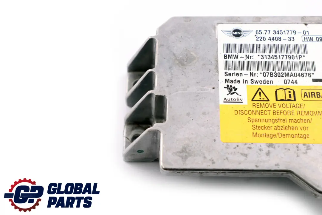 Module ECU Control Unit to Mini Cooper One R55 R56 Air with Part number 3451779 Mini Cooper One R55 R56 Air Module ECU Control Unit - SKU 3451779 - Part number 3451779