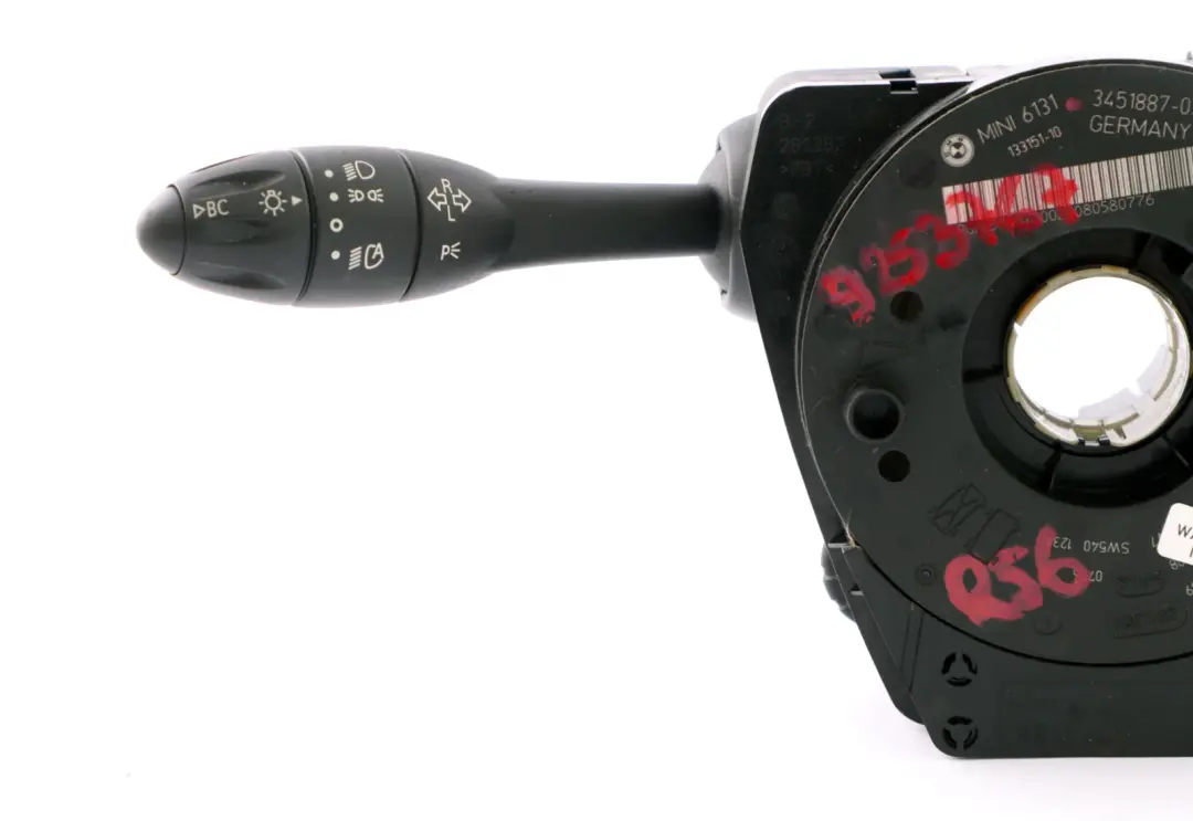 Switch Cluster Steering Column Stalk Wiper Slip to BMW Mini R55 R56 R60 with Part number 9253767 BMW Mini R55 R56 R60 Switch Cluster Steering Column Stalk Wiper Slip - SKU 3451887 - Part number 9253767