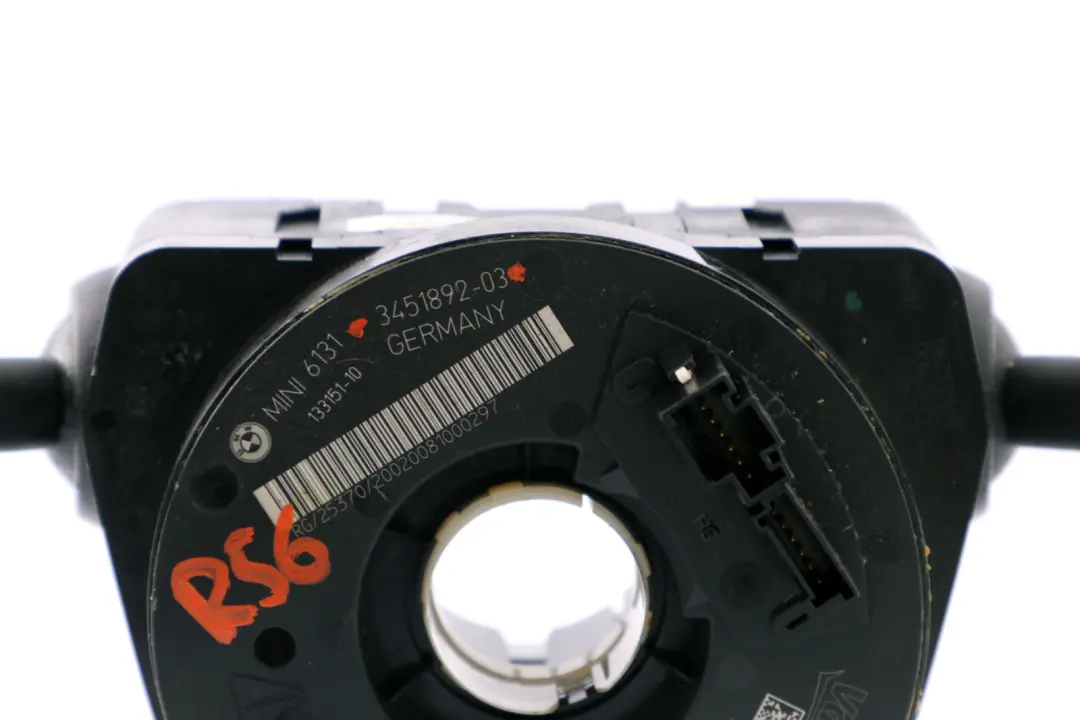 Interruptor Cluster Columna de Dirección Stalk Limpiaparabrisas Slip para Mini R56 con número de pieza 3448435 Mini R56 Interruptor Cluster Columna de Dirección Stalk Limpiaparabrisas Slip - SKU 3451892 - Número de pieza 3448435