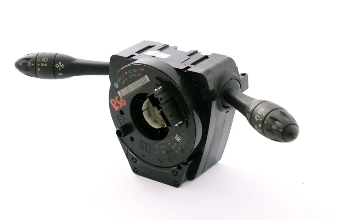 Switch Cluster Steering Column Stalk Wiper Slip to Mini Cooper R55 R56 with Part number 3448435 Mini Cooper R55 R56 Switch Cluster Steering Column Stalk Wiper Slip - SKU 3451892 - Part number 3448435