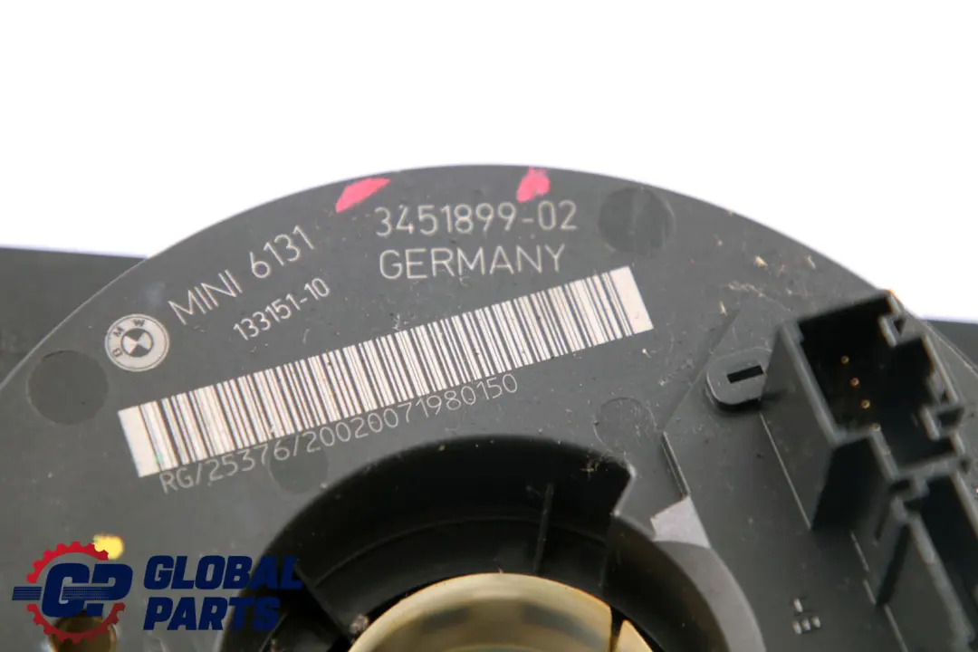 Switch Cluster Steering Column Ring Stalk to Mini Cooper R56 with Part number 3451899 Mini Cooper R56 Switch Cluster Steering Column Ring Stalk - SKU 3451899 - Part number 3451899