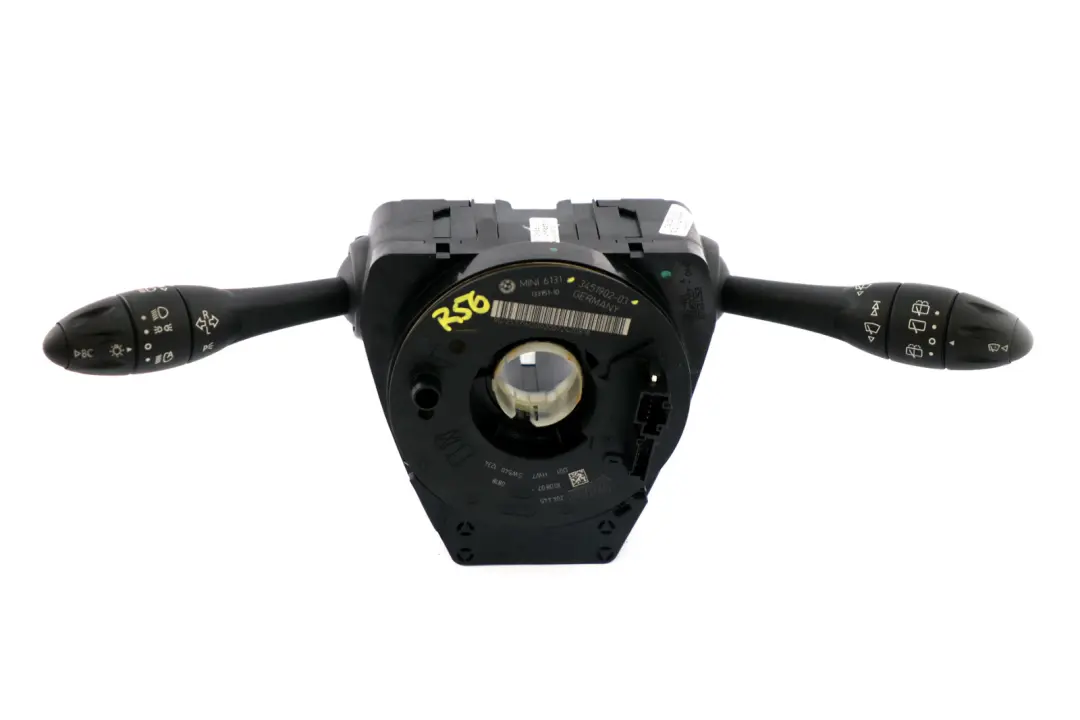 Steering Column Switch Cluster Wiper Stalk Xenon to Mini Cooper R55 R56 with Part number 3451902 Mini Cooper R55 R56 Steering Column Switch Cluster Wiper Stalk Xenon - SKU 3451902 - Part number 3451902