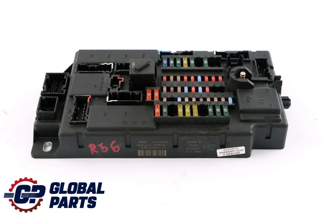 High SPEG PL3 DC/DC M2 Fuse Distribution Box to BMW Mini Cooper R56 with Part number 3451924 BMW Mini Cooper R56 High SPEG PL3 DC/DC M2 Fuse Distribution Box - SKU 3451924 - Part number 3451924