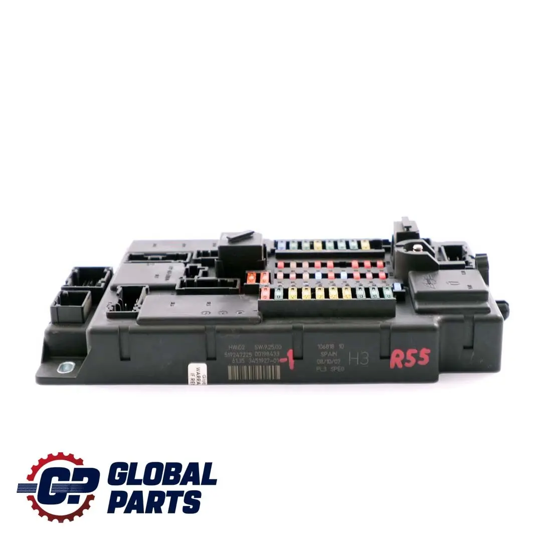 High SPEG DC/DC H3 Caja De distribucion De fusibles para Mini Cooper One R55 con número de pieza 3451927 Mini Cooper One R55 High SPEG DC/DC H3 Caja De distribucion De fusibles - SKU 3451927-1 - Número de pieza 3451927