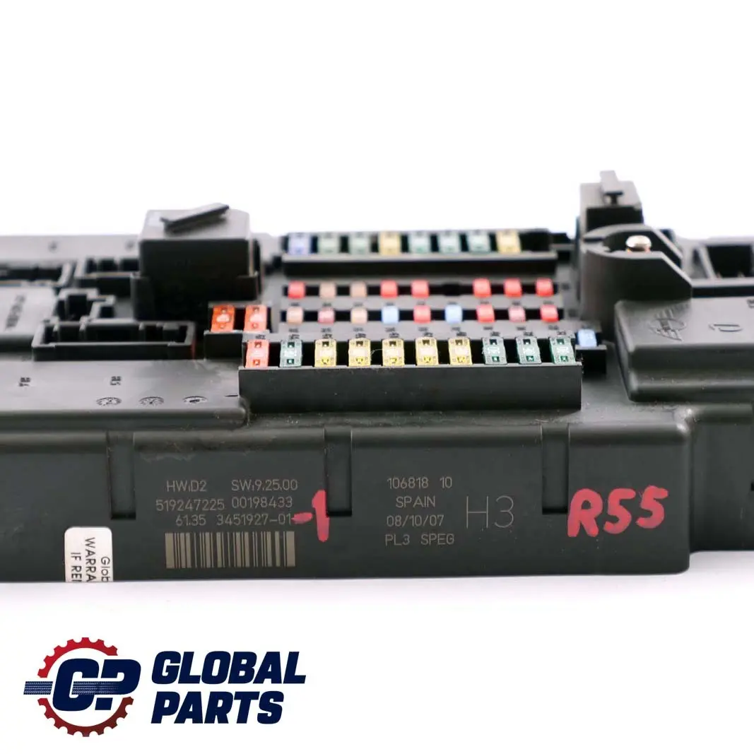 High SPEG DC/DC H3 Fuse Distribution Box to Mini Cooper One R55 with Part number 3451927 Mini Cooper One R55 High SPEG DC/DC H3 Fuse Distribution Box - SKU 3451927-1 - Part number 3451927