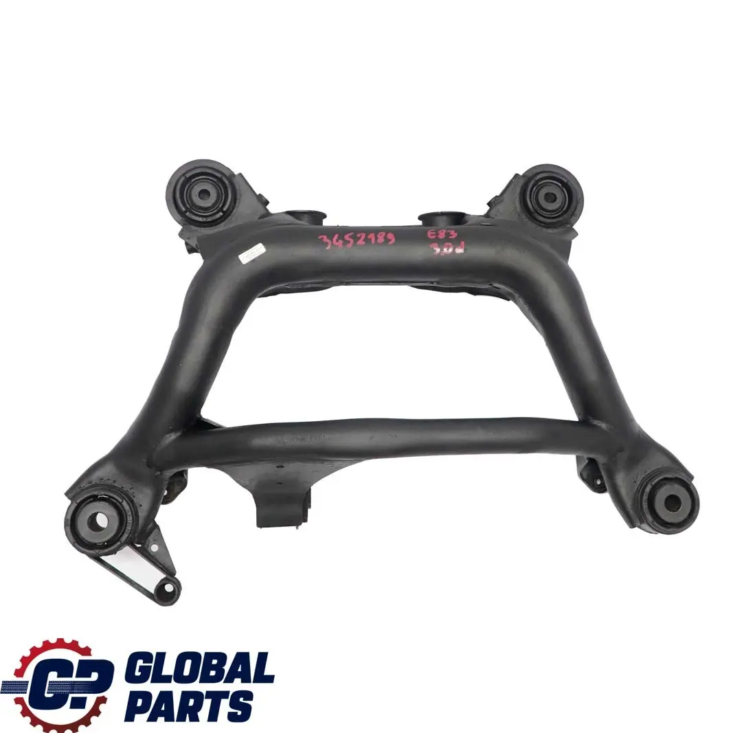 M57N2 Essieu Arrière Suspension Diff Carrier Support Subframe pour BMW X3 E83 3.0d à propos du numéro de pièce 3452189 BMW X3 E83 3.0d M57N2 Essieu Arrière Suspension Diff Carrier Support Subframe - SKU 3452189 - Numéro de pièce 3452189