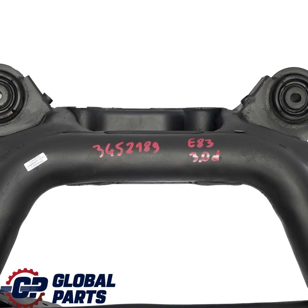 M57N2 Essieu Arrière Suspension Diff Carrier Support Subframe pour BMW X3 E83 3.0d à propos du numéro de pièce 3452189 BMW X3 E83 3.0d M57N2 Essieu Arrière Suspension Diff Carrier Support Subframe - SKU 3452189 - Numéro de pièce 3452189