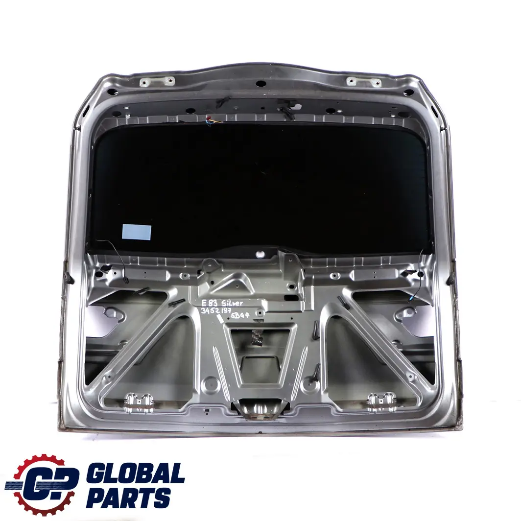 BMW X3 E83 4 Rear Boot Trunk Lid Tailgate Boot Lid Silbergrau Silver Grey - A08 - SKU 3452197-SBG4 - Part number 3452197