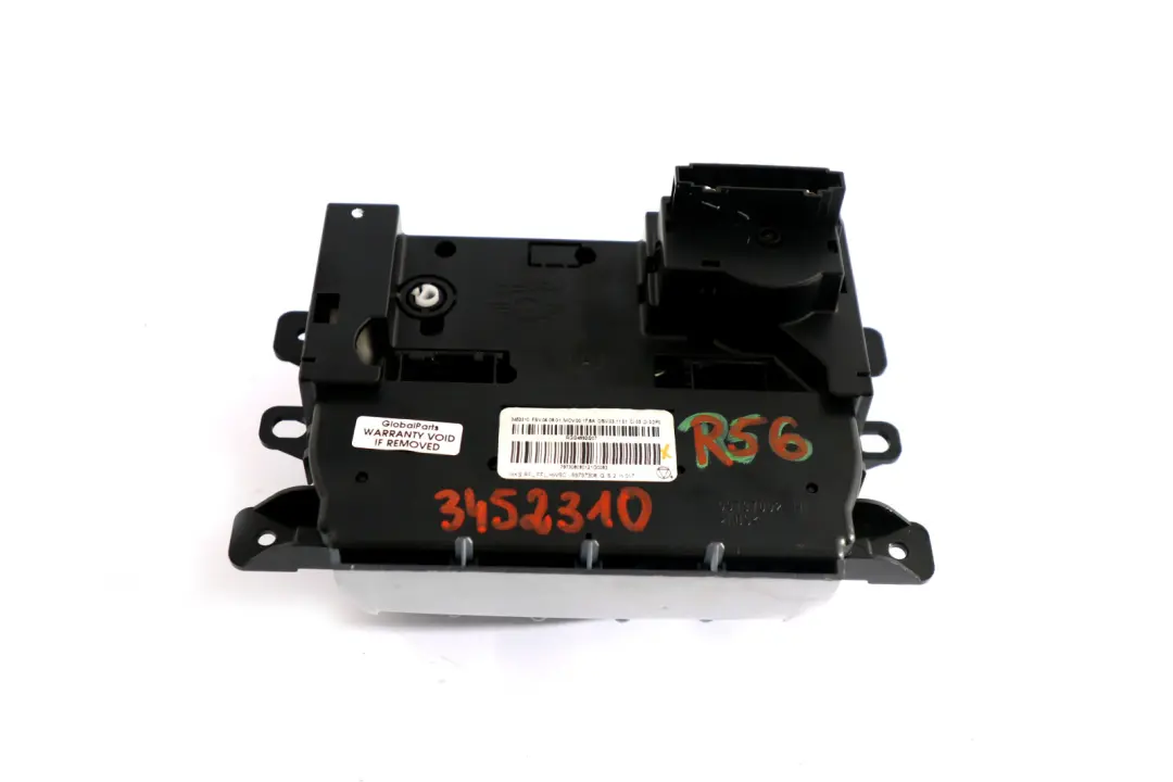 Panel Climatisation Heizungssteuereinheit pour Mini Cooper One R55 R56 à propos du numéro de pièce 3452310 Mini Cooper One R55 R56 Panel Climatisation Heizungssteuereinheit - SKU 3452310 - Numéro de pièce 3452310