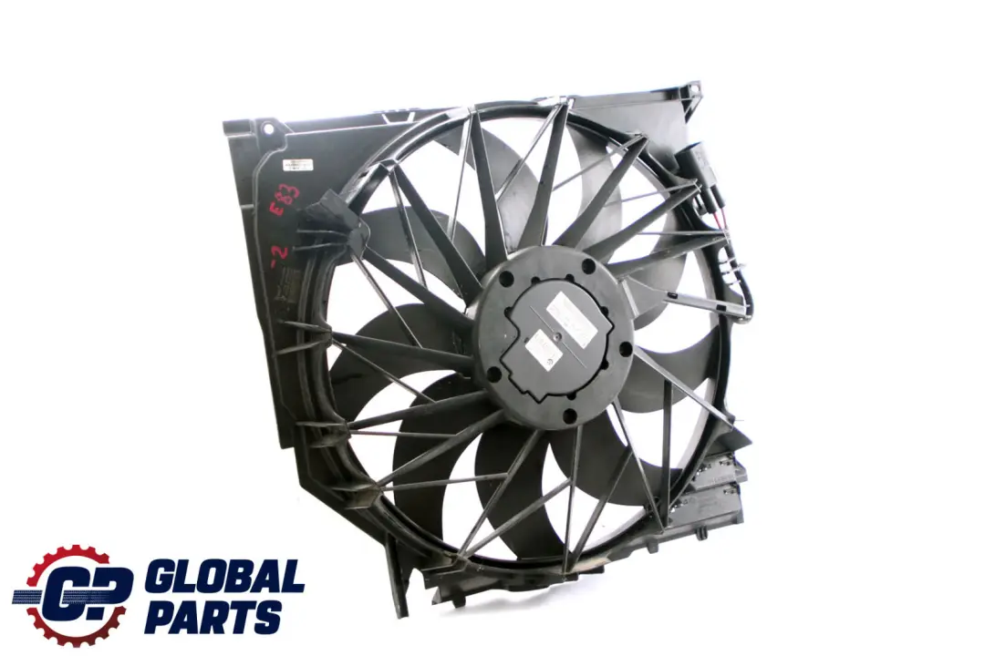 BMW X3 Series E83 2 Engine Cooling Radiator Fan Housing With Fan 400W - SKU 3452509-2 - Part number 3452509