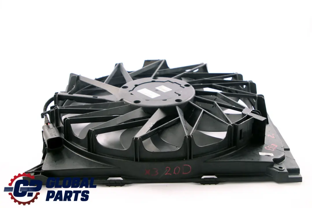 BMW X3 Series E83 2 Engine Cooling Radiator Fan Housing With Fan 400W - SKU 3452509-2 - Part number 3452509