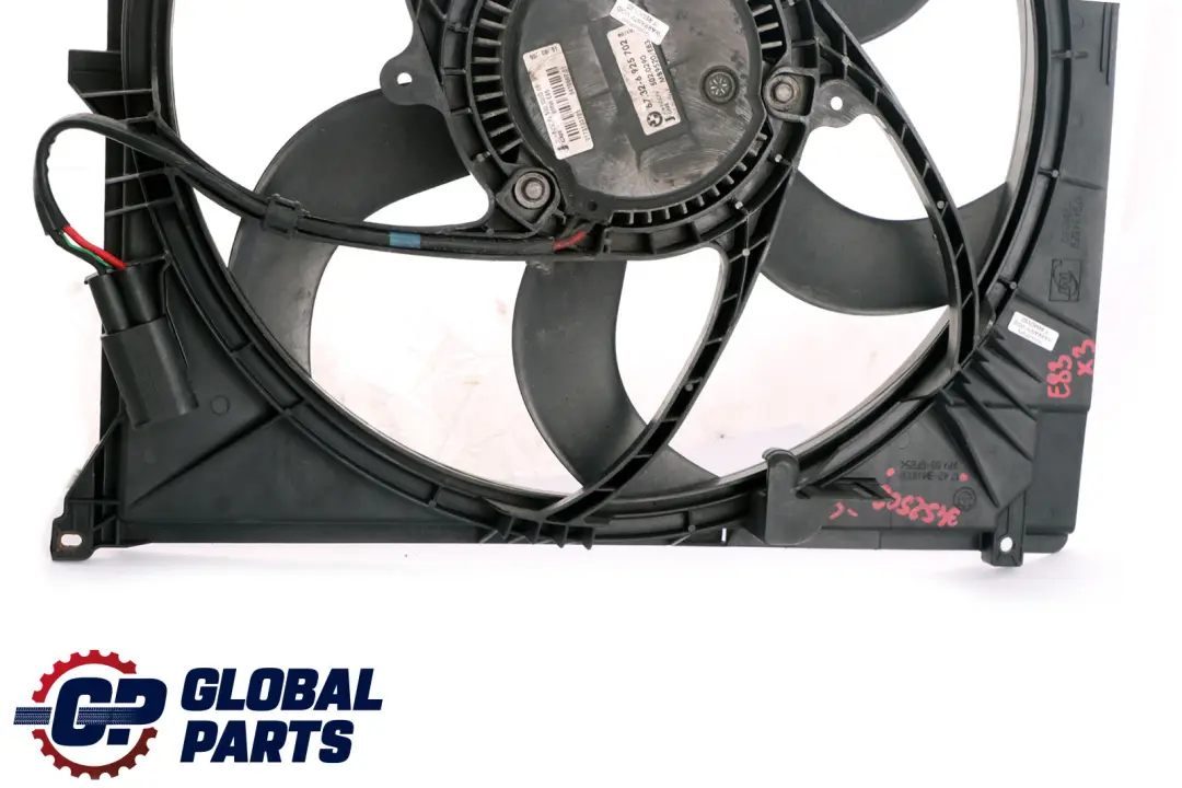 BMW E83 Motor De Refrigeracion del Radiador Rad Ventilador Carcasa Cubierta 400W - SKU 3452509-4 - Número de pieza 3452509