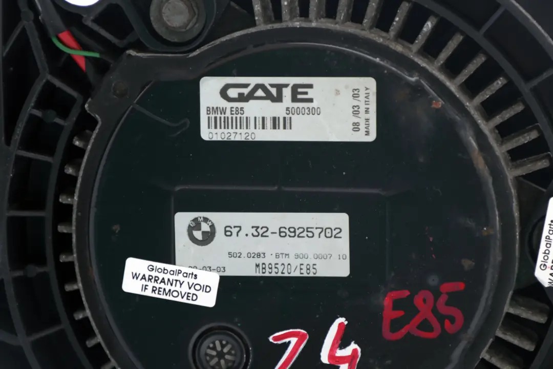 BMW Z4 E85 E86 Motor Kühlung Kühler Lüfter 400W 6925702 - SKU 3452509 - Teilenummer 3452509
