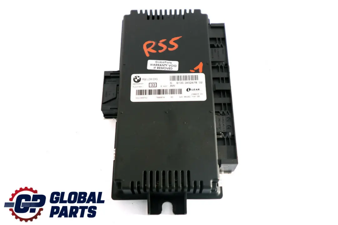 FuĂźraum Lichtmodul ECU LOW EKS Lear PL3 FRM II für Mini Cooper R55 mit Teilenummer 3452678 Mini Cooper R55 FuĂźraum Lichtmodul ECU LOW EKS Lear PL3 FRM II - SKU 3452678-1 - Teilenummer 3452678