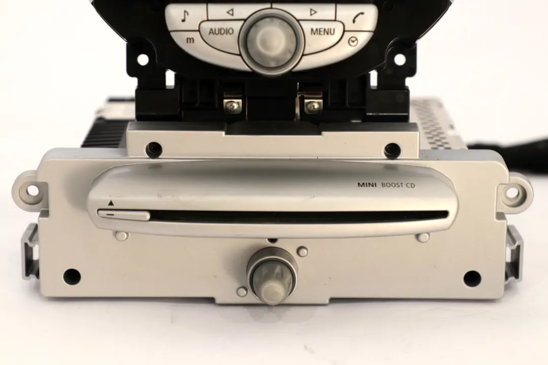 Radio Boost CD Player Audio Head Unit to Mini R55 R56 R57 with Part number 3452681 Mini R55 R56 R57 Radio Boost CD Player Audio Head Unit - SKU 3452681 - Part number 3452681