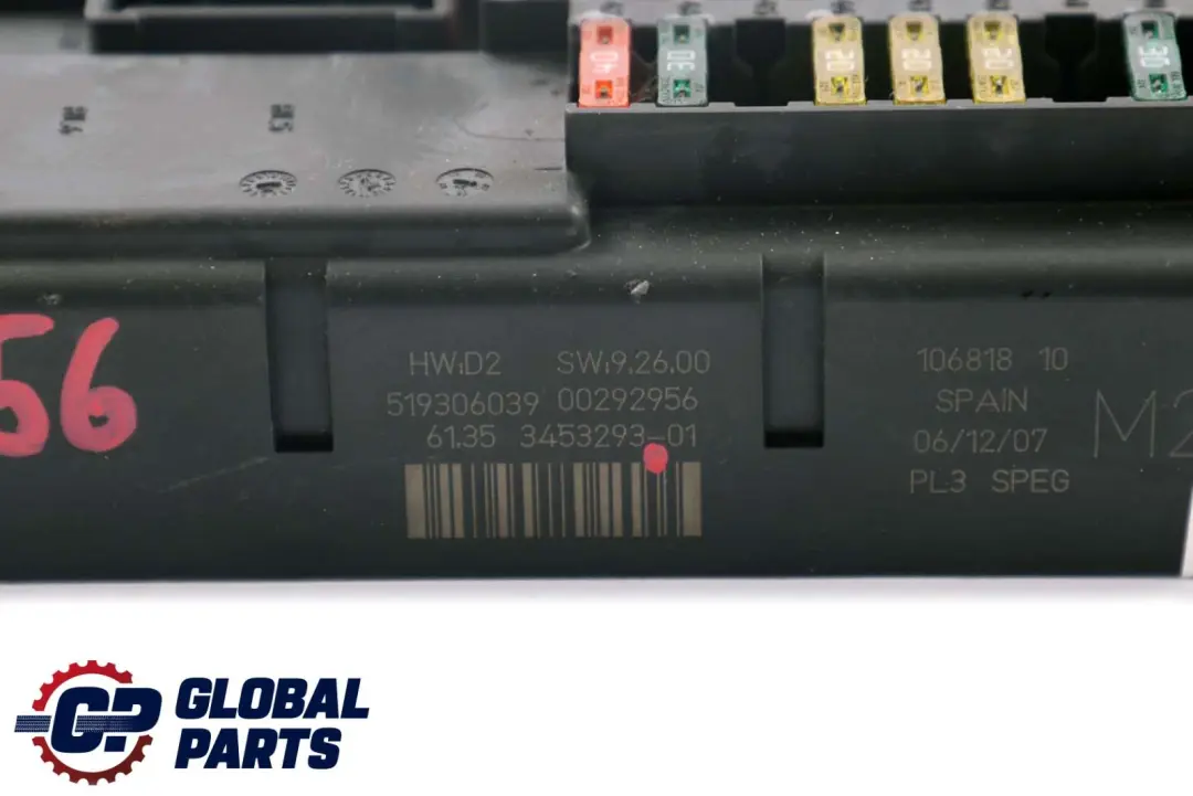 BMW Mini Cooper One R56 SPEG PL3 M2 SPEG Fuse Distribution Box - SKU 3453293 - Part number 3453293