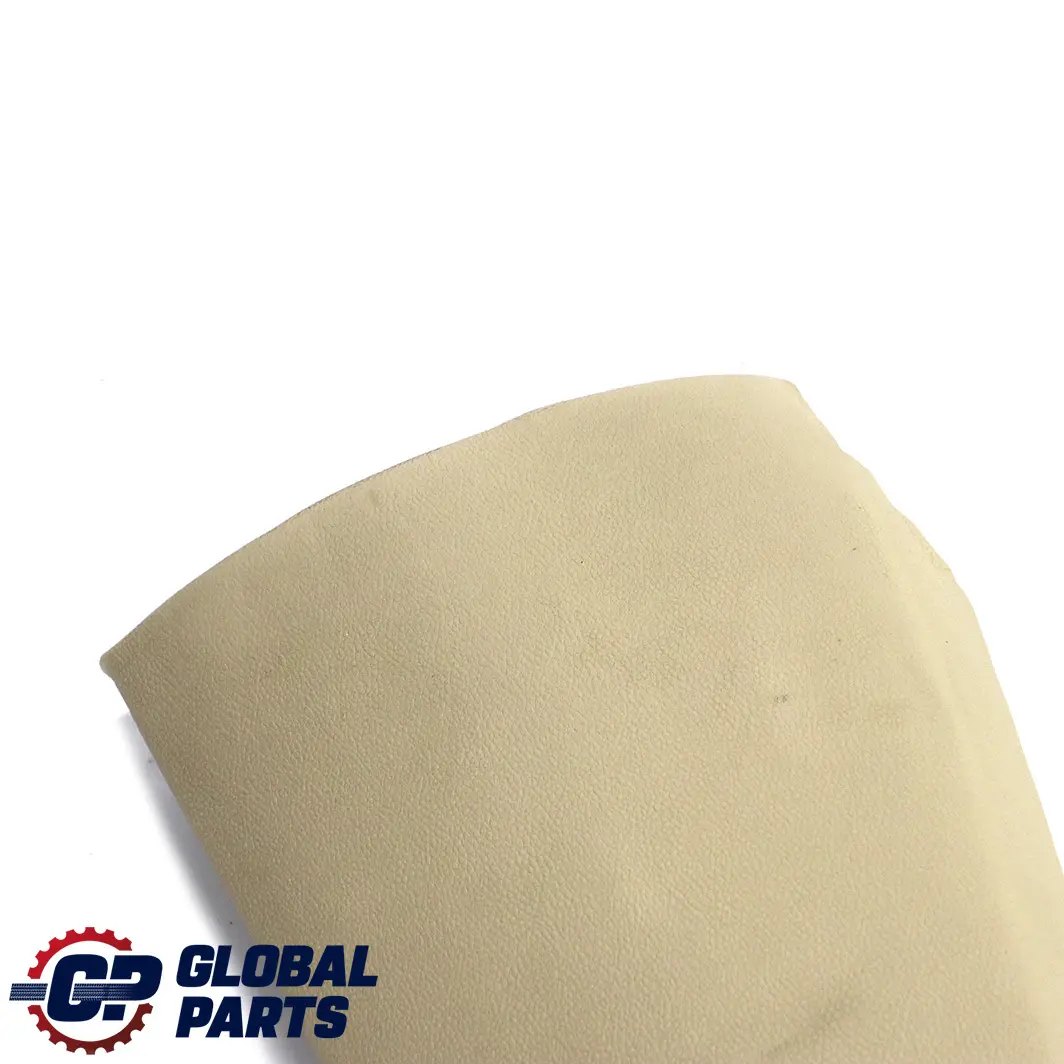 Left N/S Lateral Panel Trim Leather Oyster to BMW X3 E83 LCI Rear Seat with Part number 3453351 BMW X3 E83 LCI Rear Seat Left N/S Lateral Panel Trim Leather Oyster - SKU 3453351 - Part number 3453351