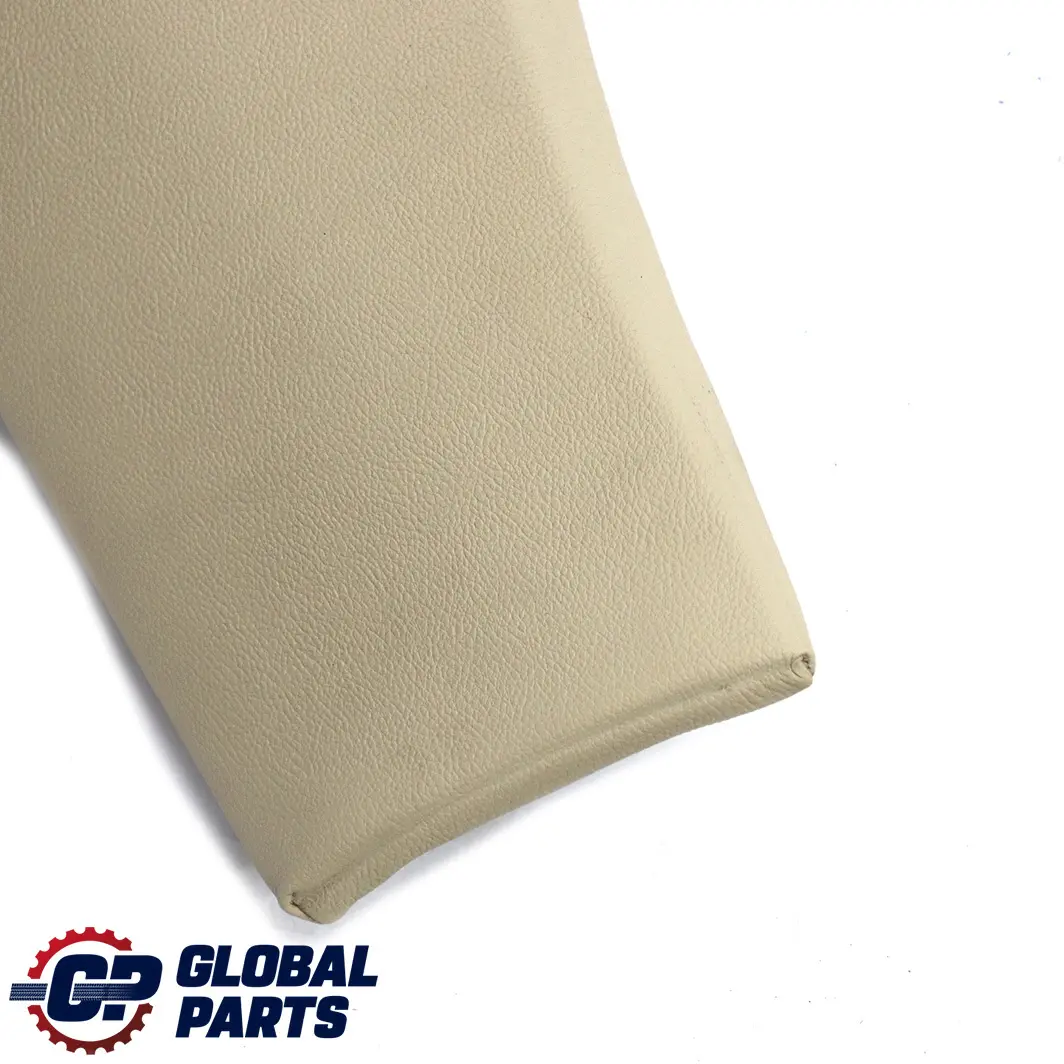 Left N/S Lateral Panel Trim Leather Oyster to BMW X3 E83 LCI Rear Seat with Part number 3453351 BMW X3 E83 LCI Rear Seat Left N/S Lateral Panel Trim Leather Oyster - SKU 3453351 - Part number 3453351