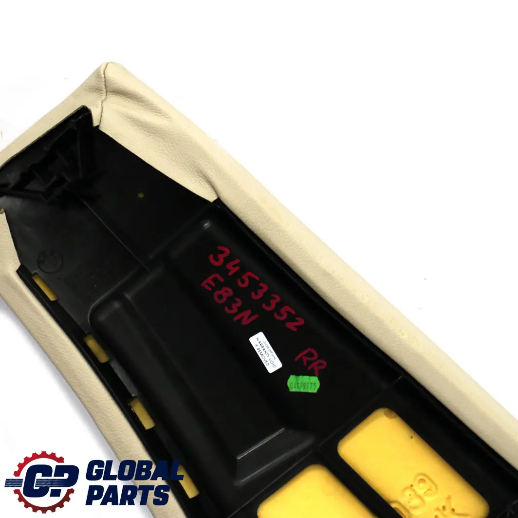 BMW X3 er E83 LCI Seitenteil Hinten Rechts Leder Nevada Oyster - SKU 3453352 - Teilenummer 3453352