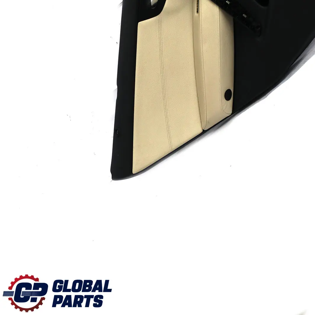BMW X3 E83 LCI Posteriore Sinistra Fodera Carta Porta Pelle Nevada Oyster - SKU 3453429 - Numero di parte 3453429