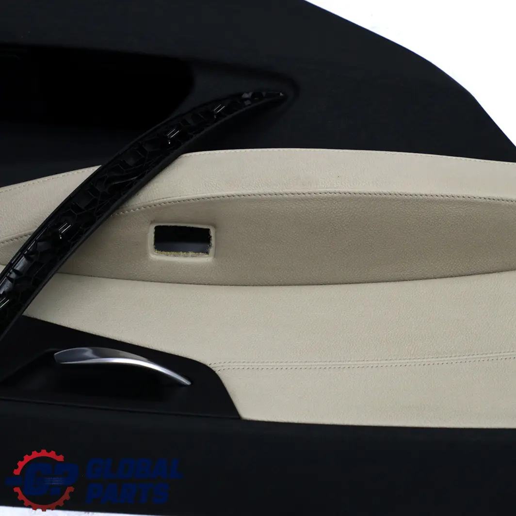 BMW E83 LCI Rear Left Door Card Lining Trim Leather Nevada Oyster - SKU 3453429 - Número de pieza 3453429