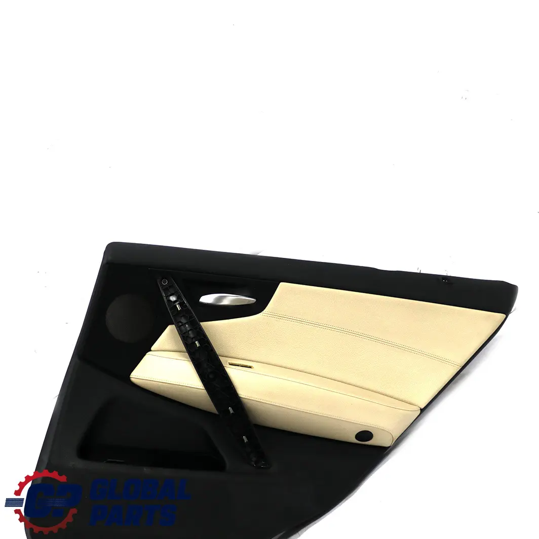 Right O/S Door Card Lining Trim Leather Nevada Oyster to BMW X3 E83 LCI Rear with Part number 3453430 BMW X3 E83 LCI Rear Right O/S Door Card Lining Trim Leather Nevada Oyster - SKU 3453430 - Part number 3453430
