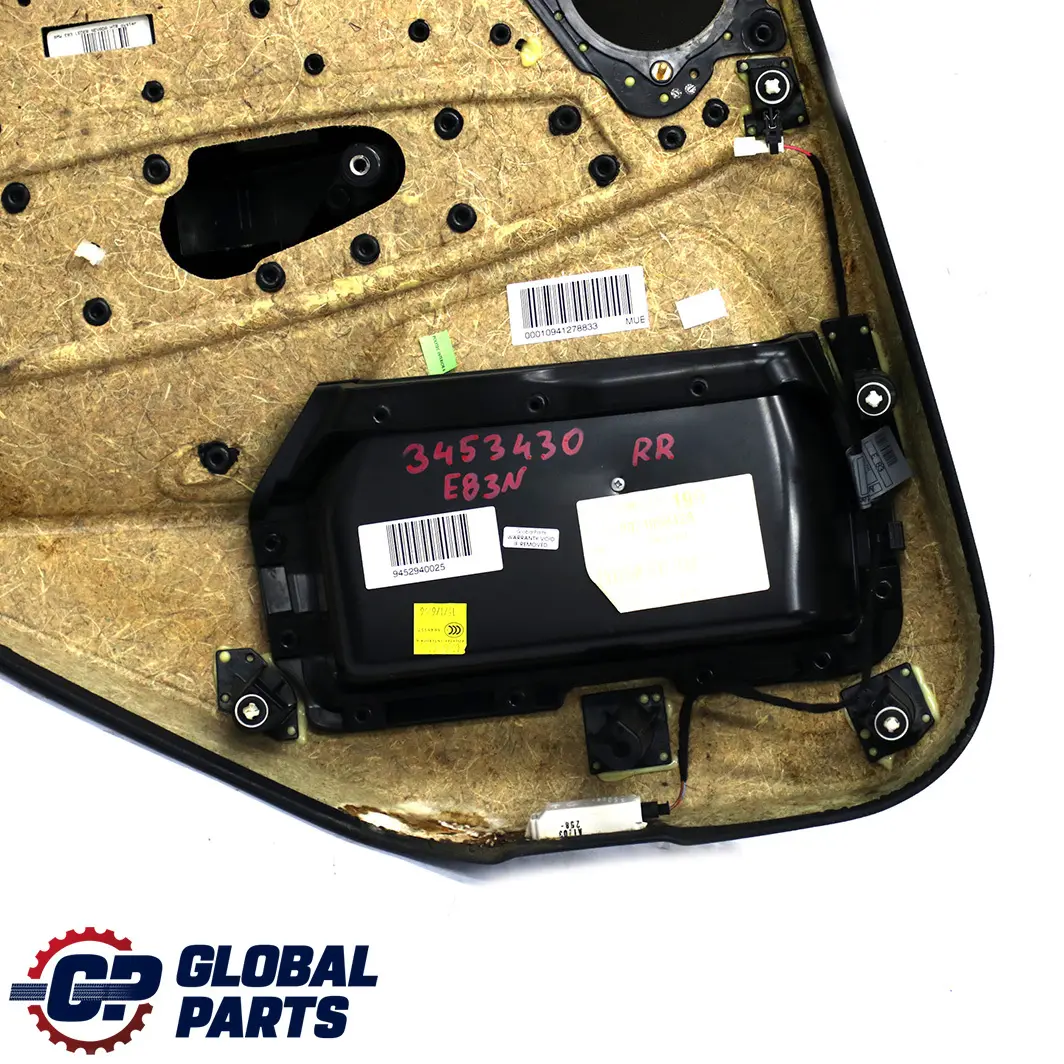 BMW X3 E83 LCI Trasero Derecho Forro De La Tarjeta De Puerta Cuero Nevada Oyster - SKU 3453430 - Número de pieza 3453430