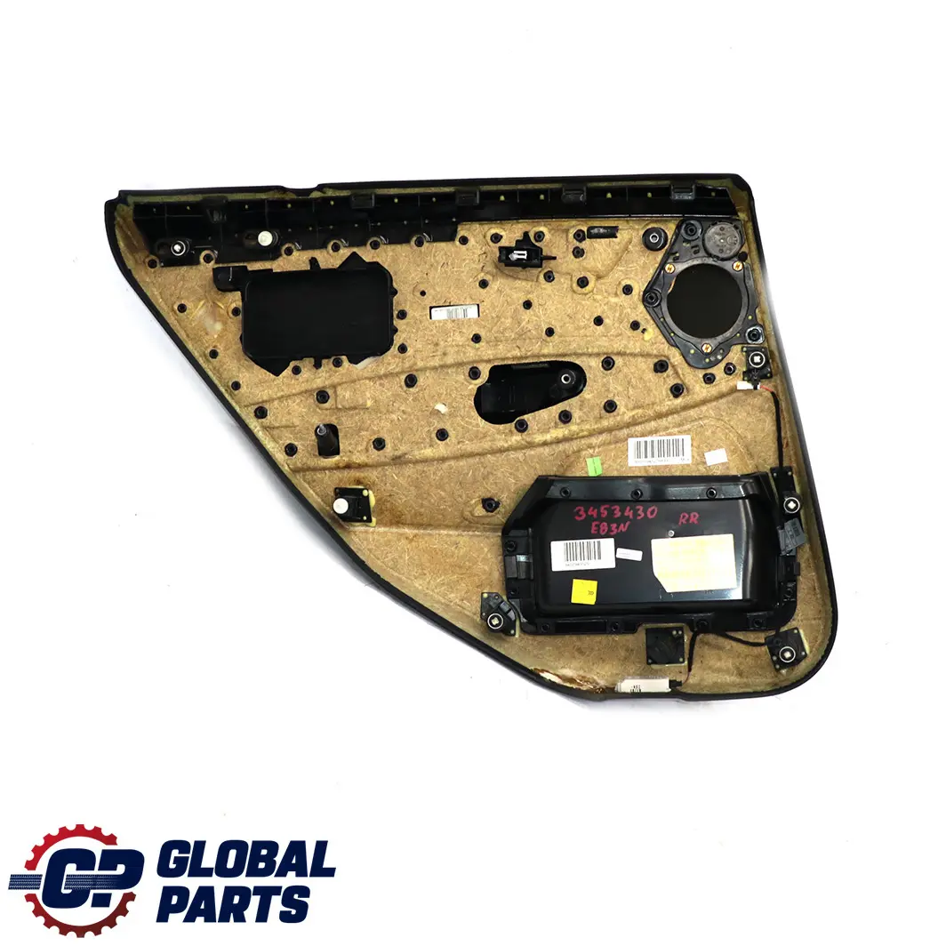 Trasero Derecho Forro De La Tarjeta De Puerta Cuero Nevada Oyster para BMW X3 E83 LCI con número de pieza 3453430 BMW X3 E83 LCI Trasero Derecho Forro De La Tarjeta De Puerta Cuero Nevada Oyster - SKU 3453430 - Número de pieza 3453430