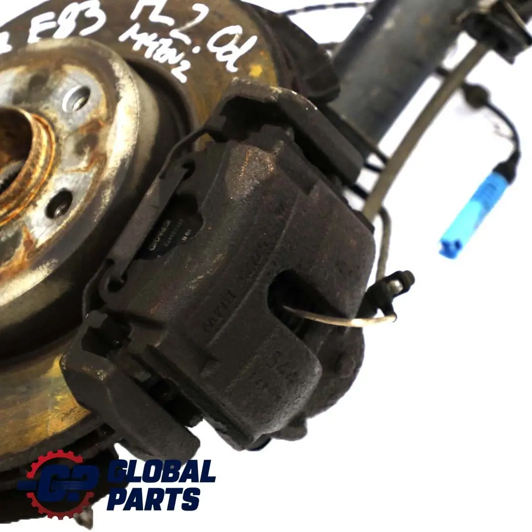 BMW X3 E83 LCI 2.0d M47N2 Federbein Schwenklager Bremsscheibe Vorne Links - SKU 3453521-2 - Teilenummer 3453521