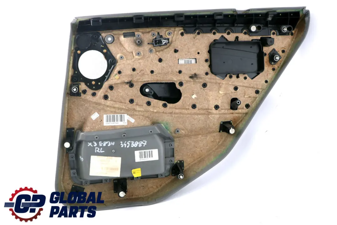 BMW X3 er E83 LCI Türverkleidung Hinten Links Leder Nevada Grau - SKU 3453887 - Teilenummer 3453887