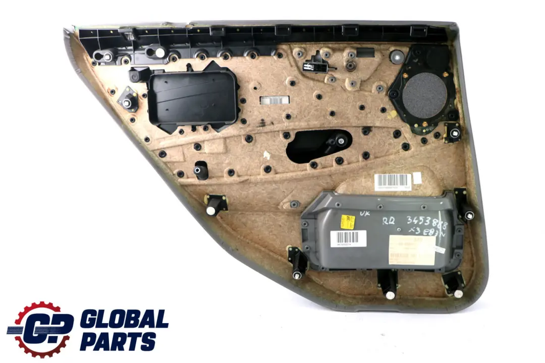 BMW X3 E83 LCI Pannello Porta Posteriore Destra Pelle Nevada Grigio - SKU 3453888 - Numero di parte 3453888