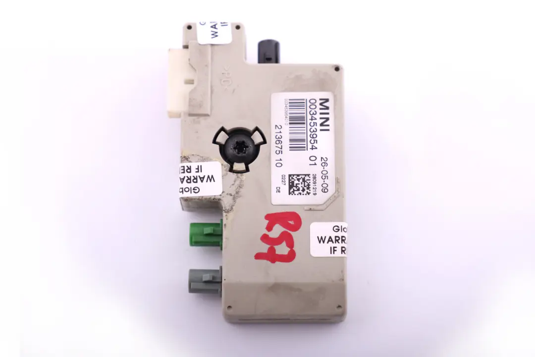 Mini Cooper One R57 R58 Antena Amplificador Diversity Modulo - SKU 3453954 - Número de pieza 3453954