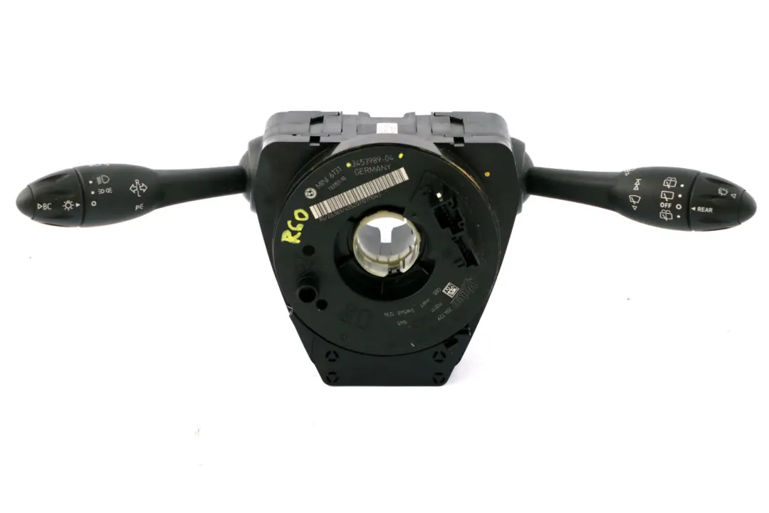 Switch Cluster Steering Column Wiper Stalk Slip to Mini Cooper R56 R60 with Part number 3453989 Mini Cooper R56 R60 Switch Cluster Steering Column Wiper Stalk Slip - SKU 3453989 - Part number 3453989