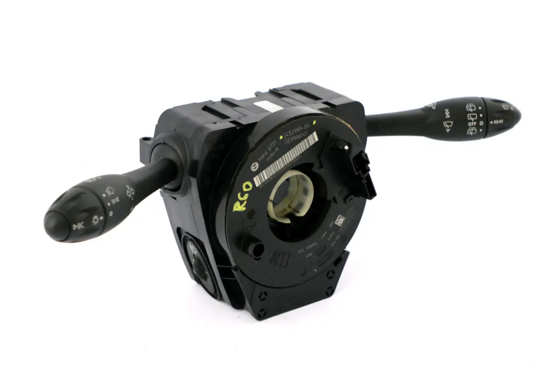 Switch Cluster Steering Column Wiper Stalk Slip to Mini Cooper R56 R60 with Part number 3453989 Mini Cooper R56 R60 Switch Cluster Steering Column Wiper Stalk Slip - SKU 3453989 - Part number 3453989