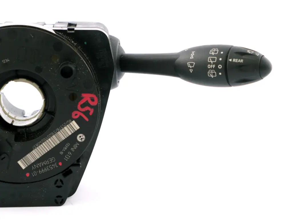 Steering Column Switch Cluster Wiper Stalk Xenon to BMW Mini Cooper R56 with Part number 3453999 BMW Mini Cooper R56 Steering Column Switch Cluster Wiper Stalk Xenon - SKU 3453999 - Part number 3453999