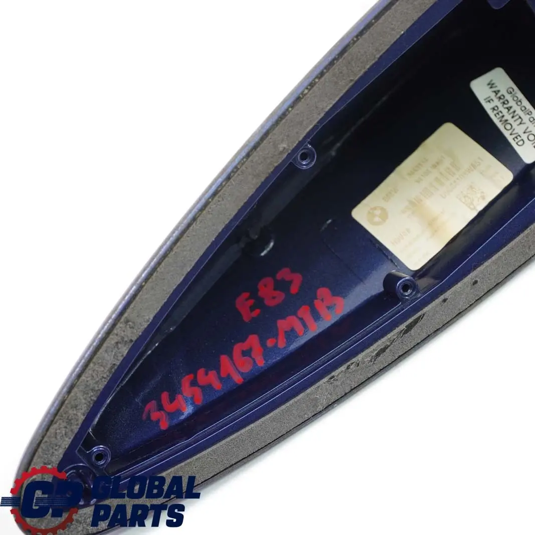 BMW X3 E83 Shark Roof Fin Antenna Aerial Montegoblau Montego Blue A51 - SKU 3454167-MTB - Part number 3454167