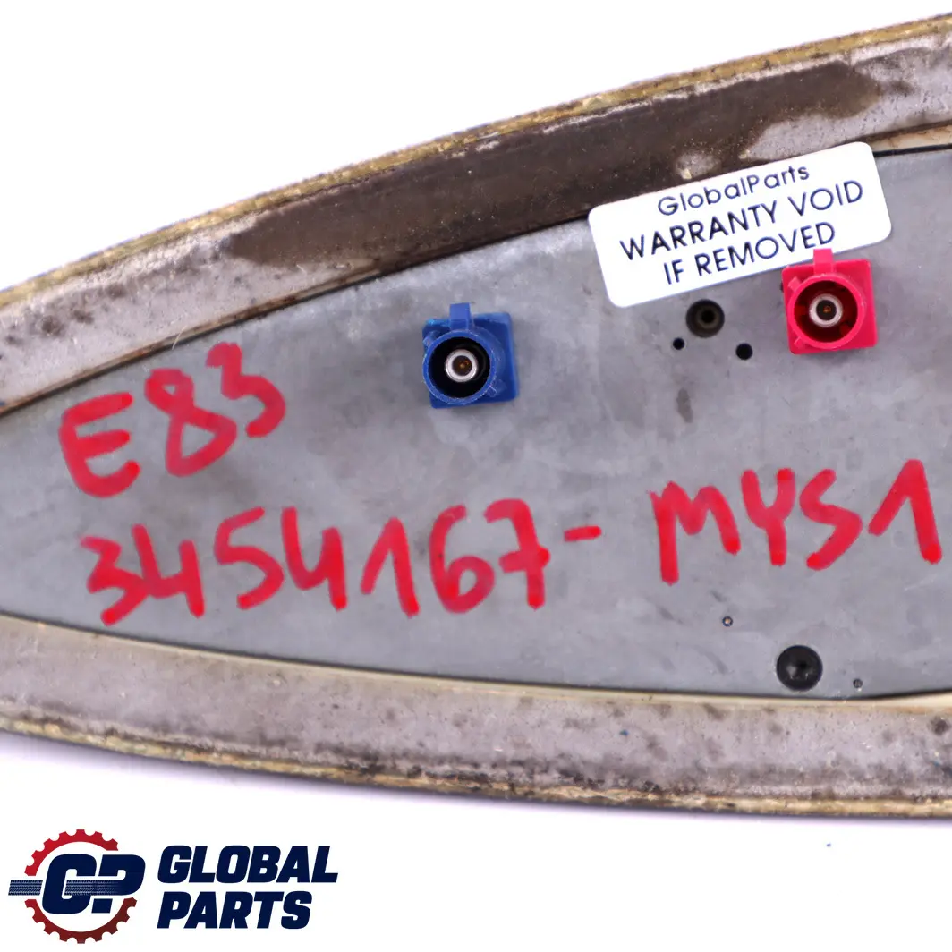 Shark Roof Fin Antenna Aerial Mysticblau Mystic Blue A07 to BMW X3 E83 with Part number 3454167 BMW X3 E83 Shark Roof Fin Antenna Aerial Mysticblau Mystic Blue A07 - SKU 3454167-MYS1 - Part number 3454167