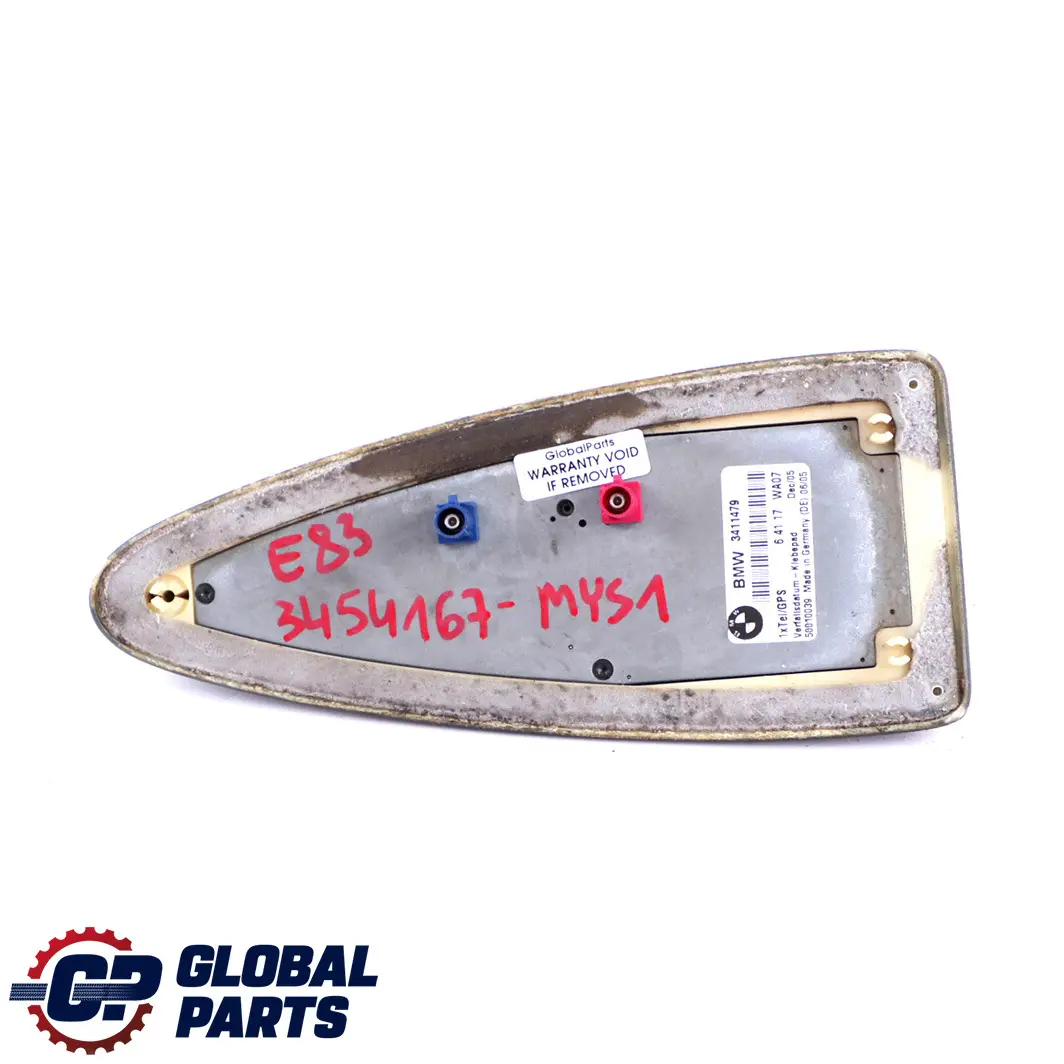 BMW X3 E83 Antena Techo Tipo Aleta Tiburón Para Azul Místico A07 - SKU 3454167-MYS1 - Número de pieza 3454167