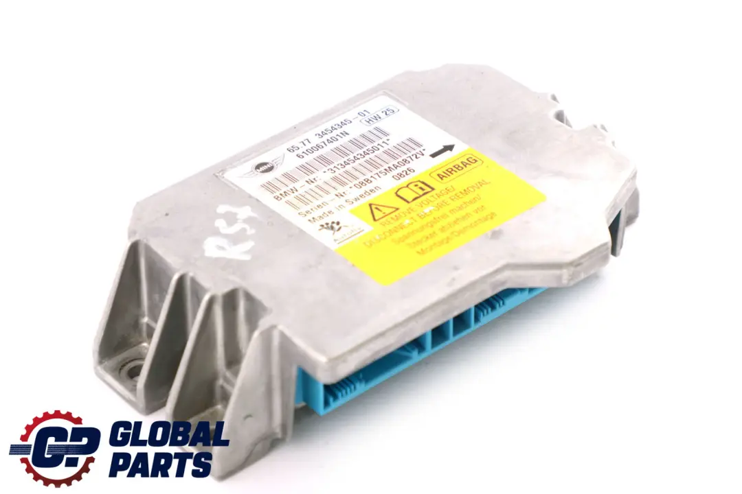 Mini Cooper S Cabrio R57 R57N LCI Airbag ECU Unidad De Control Modulo - SKU 3454345 - Número de pieza 3454345