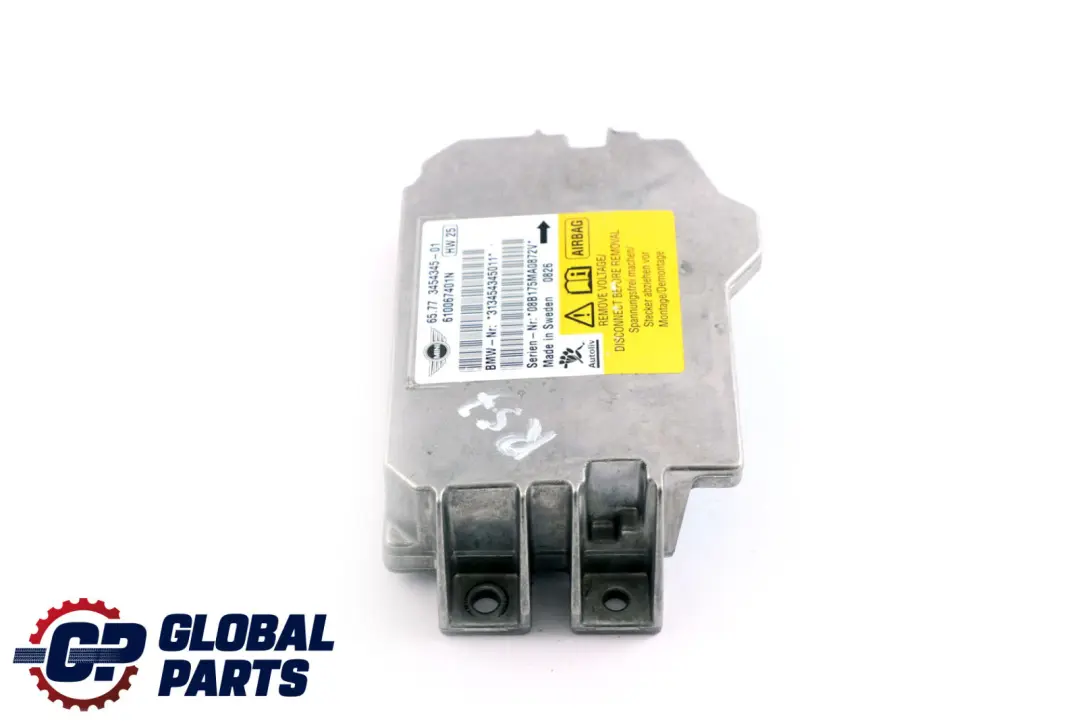 Mini Cooper S Cabrio R57 R57N LCI Airbag ECU Control Unit Module - SKU 3454345 - Part number 3454345